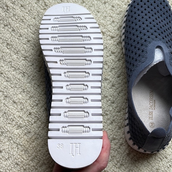 Ilse Jacobsen NIB Tulip Shoes in Blue Grey Size EU 38 / 7-7.5 - Picture 6 of 9